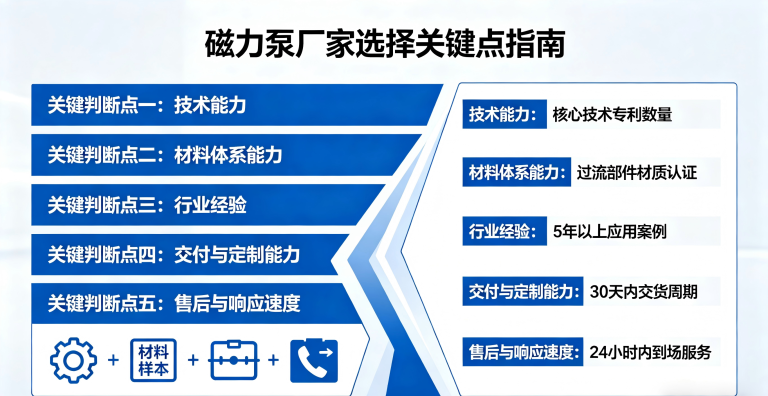 磁力泵厂家怎么选